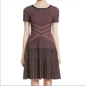 St. John Collection Atlantis Knit Fit & Flare Dress Size 0